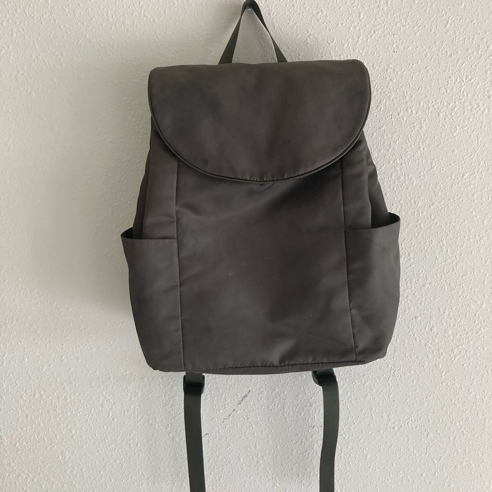 Dark green back pack or diaper bag